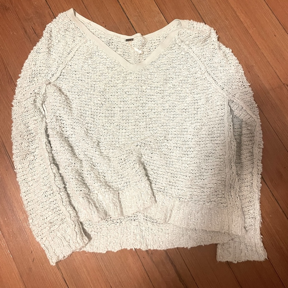 Free People pale blue sweater!